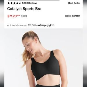 Knix Catalyst sports bra size 4, never worn